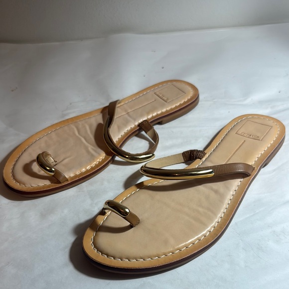 Used Wink Sandals Saddle Leather Dolce Vita sandal flats women’s 10 - Picture 1 of 1